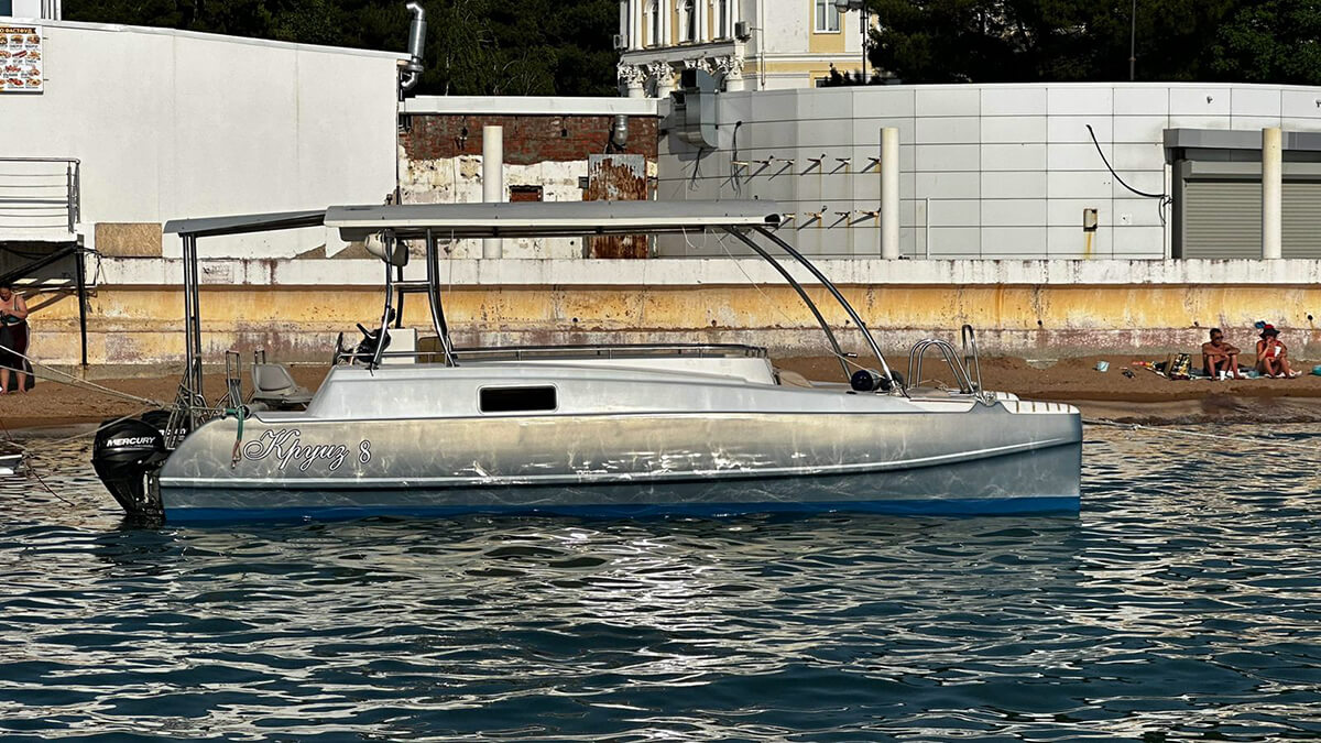 Катамаран Круиз – вид с воды
